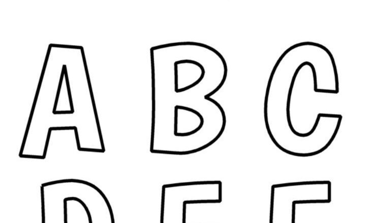 Printable FREE Alphabet Templates