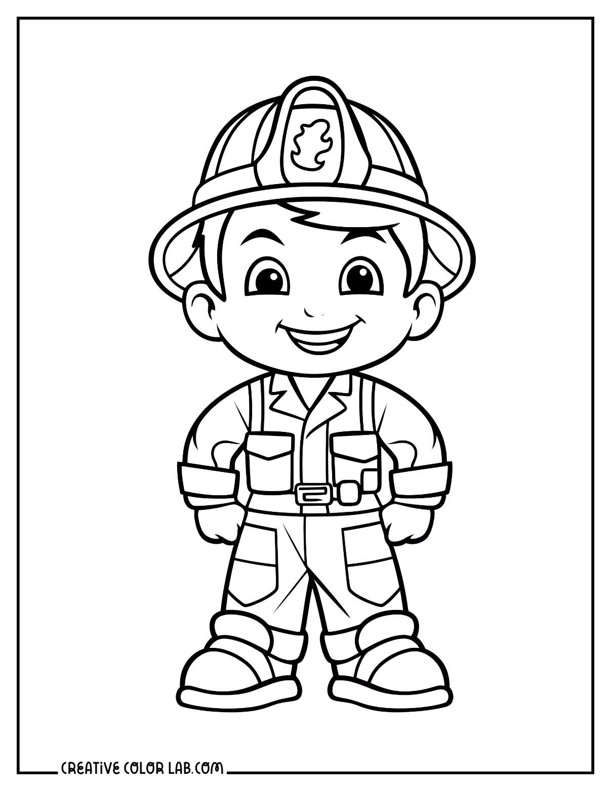 fireman coloring pages