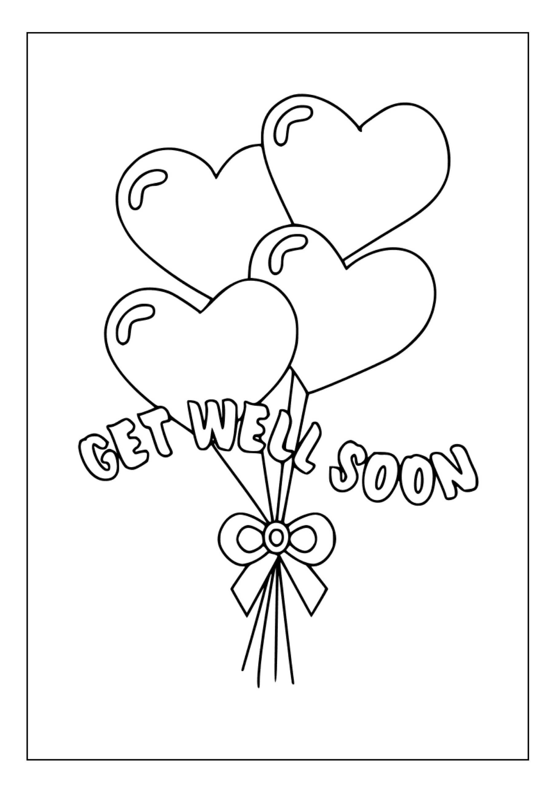 get well soon coloring pages get well soon coloring pages