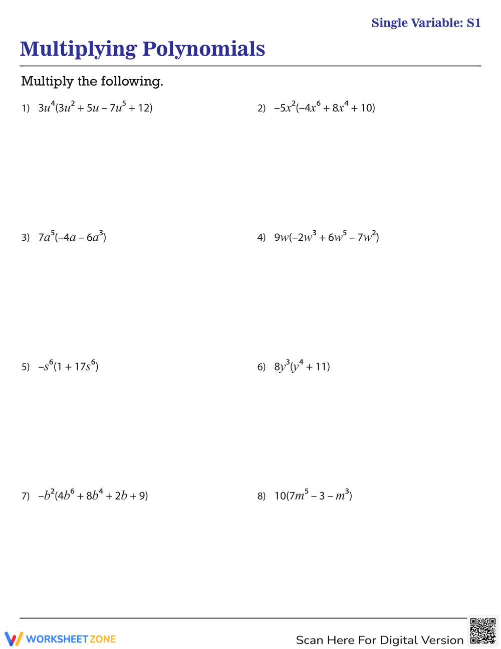 Printable Grade 8 Multiplying Polynomials Worksheets Download Printable Grade 8 Multiplying Polynomials Worksheets Download