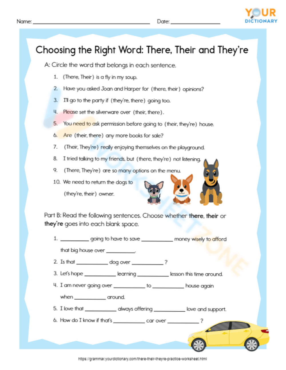 Printable Grade 8 There Their They re Worksheets Download Printable Grade 8 There Their They re Worksheets Download