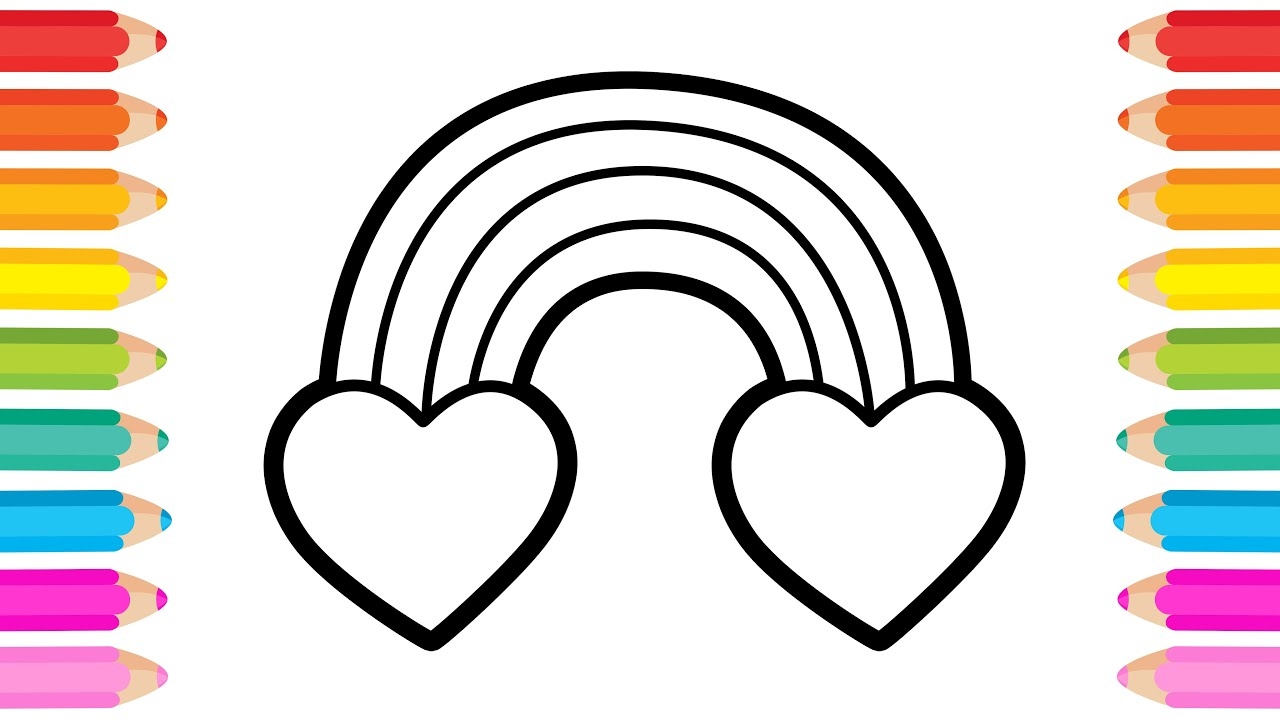 rainbow coloring pages rainbow coloring pages