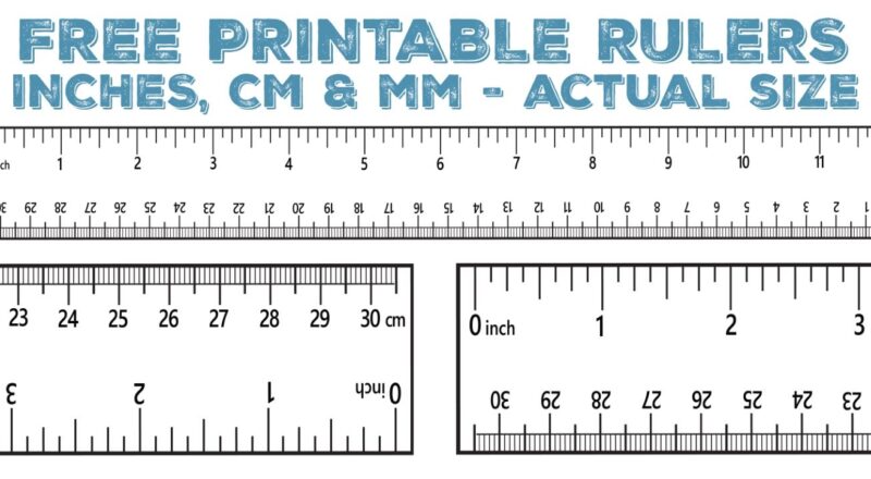 Printable Ruler Free Accurate Ruler Inches CM MM World Of Printables