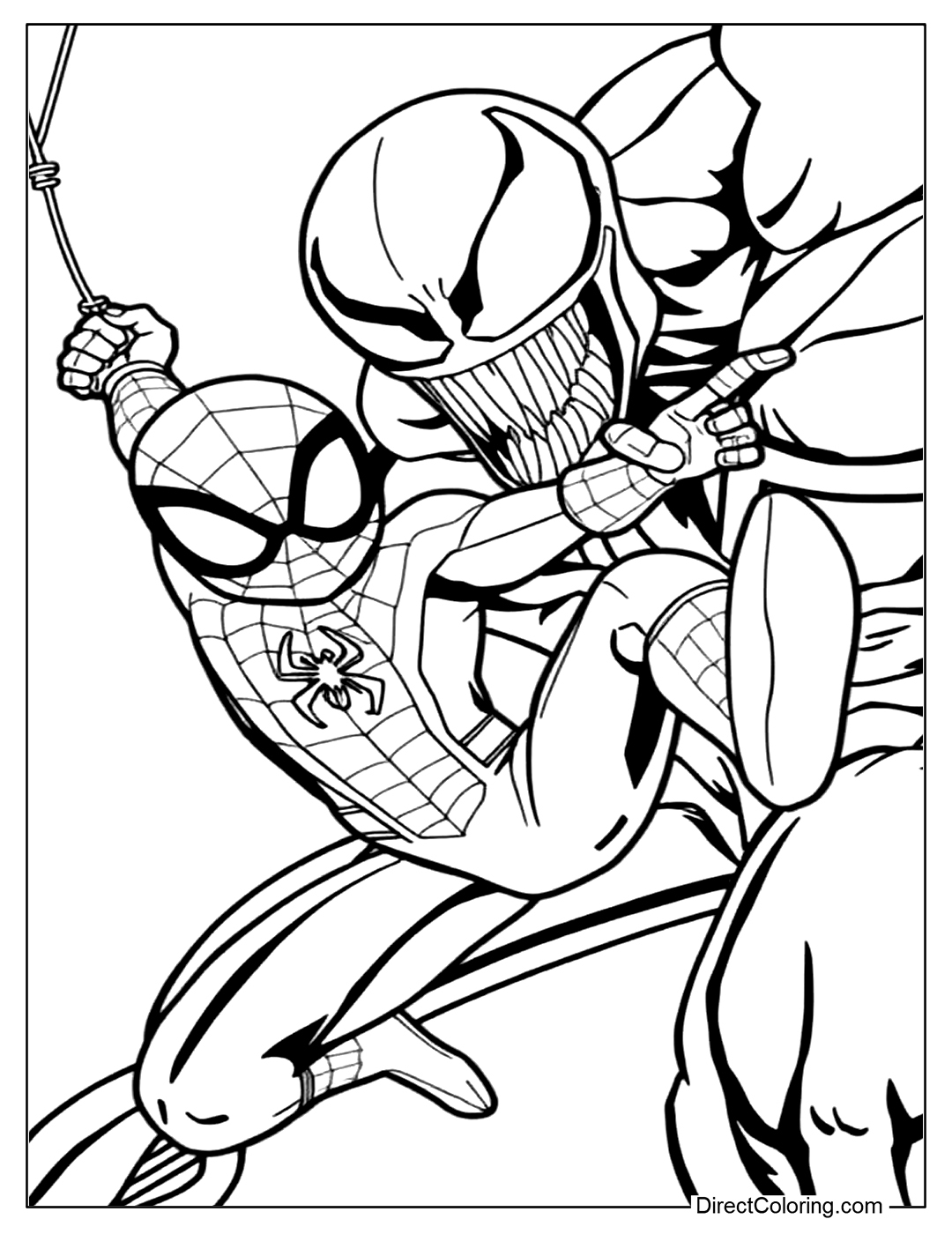 Printable Spiderman Coloring Pages Free Fun For All Ages Printable Spiderman Coloring Pages Free Fun For All Ages