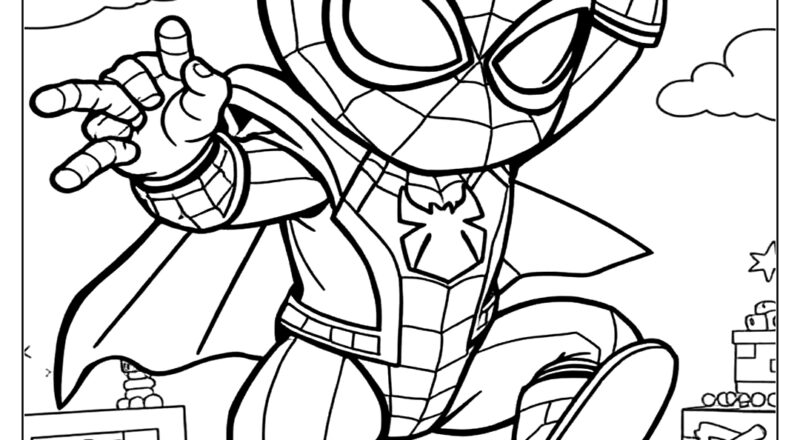 Printable Spiderman Coloring Pages Free Fun For All Ages