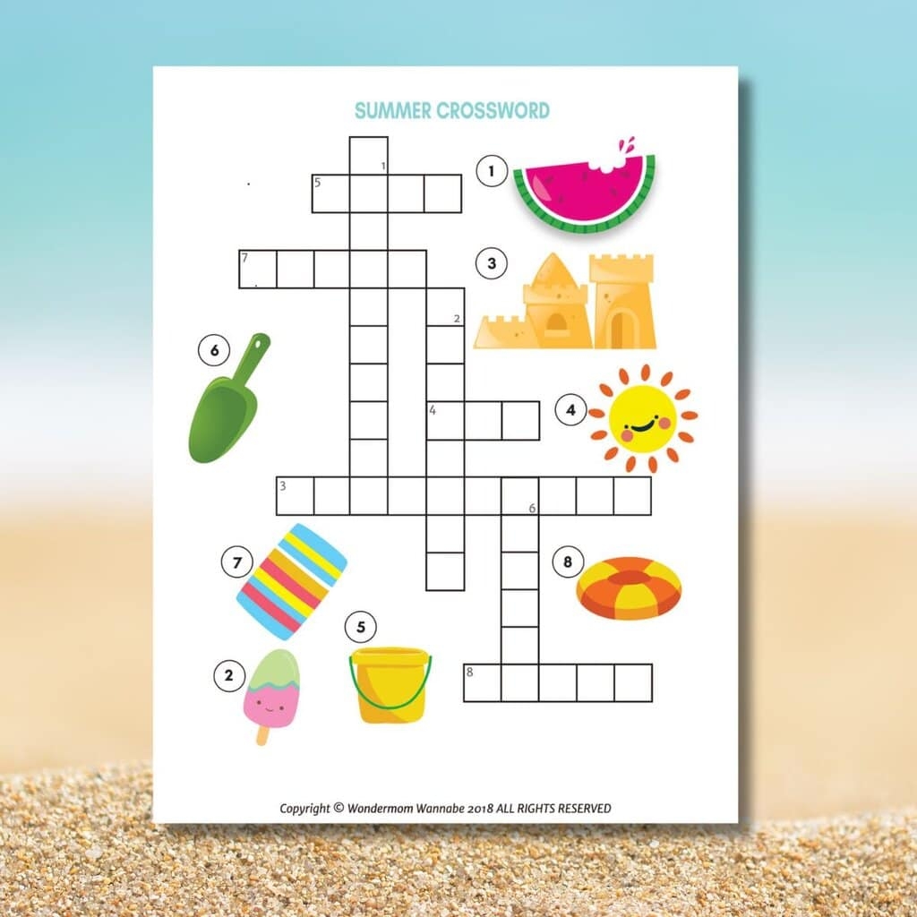 inside out kid crossword clue