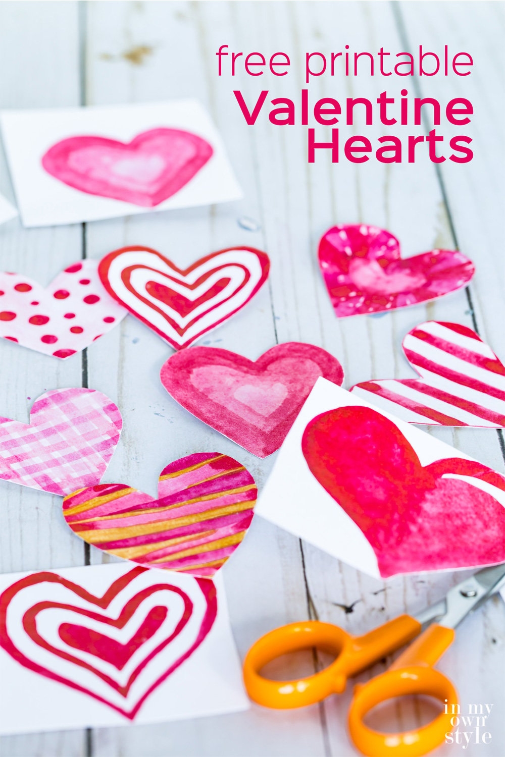 Printable Valentine Hearts Envelopes In My Own Style Printable Valentine Hearts Envelopes In My Own Style