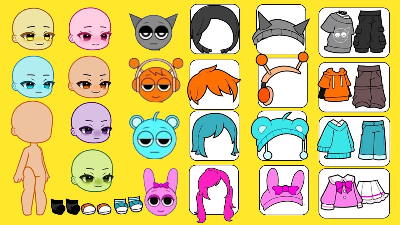 QUITE BOOK SPRUNKI PAPER DOLLS YouTube QUITE BOOK SPRUNKI PAPER DOLLS YouTube