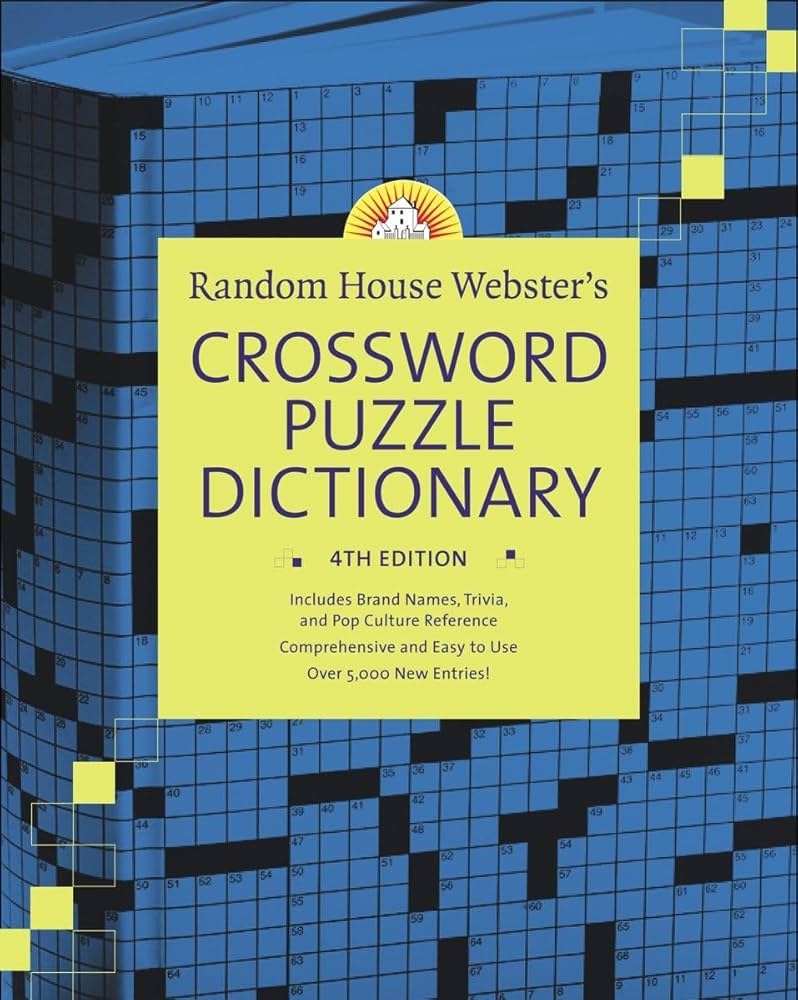 Random House Webster s Crossword Puzzle Dictionary 4th Edition Elliott Stephen 9780375721311 Amazon Books Random House Webster s Crossword Puzzle Dictionary 4th Edition Elliott Stephen 9780375721311 Amazon Books