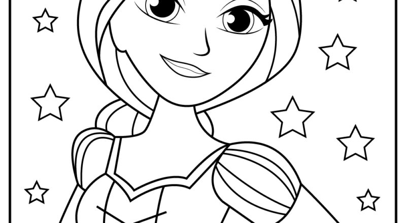 Rapunzel Tangled Coloring Pages 30 Free Printable PDFs
