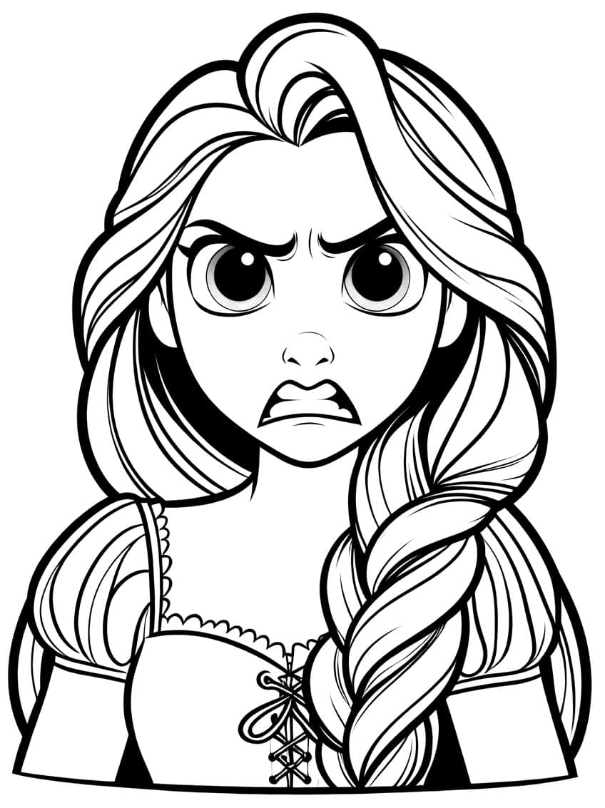 Rapunzel Tangled Coloring Pages 37 Free Sheets