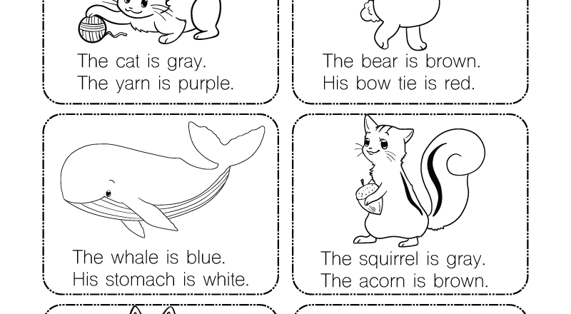 Read And Color Worksheet Free Printable Digital PDF