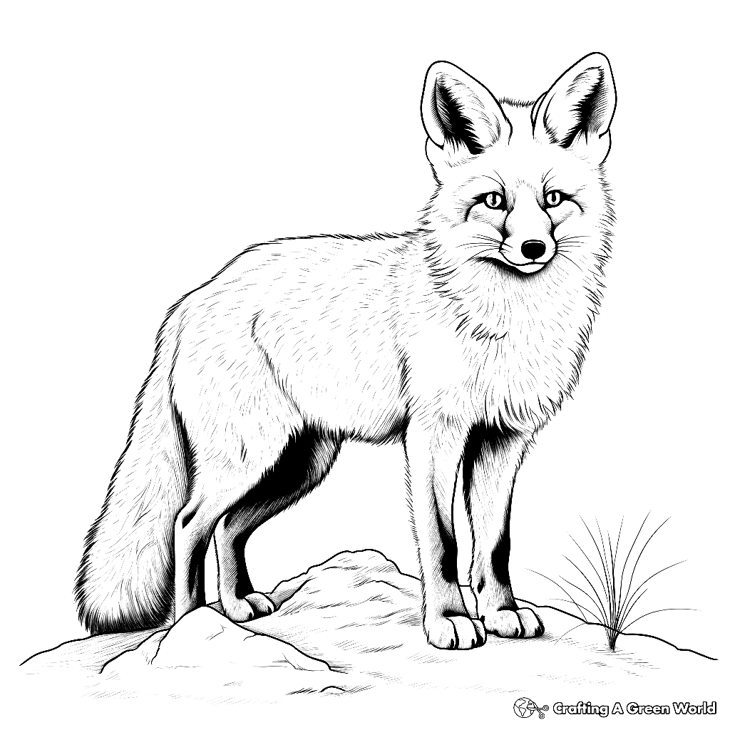 fox coloring pages fox coloring pages