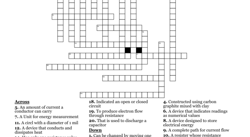 Resistance Crossword WordMint
