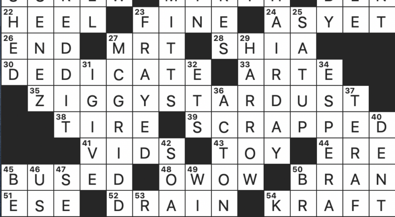Rex Parker Does The NYT Crossword Puzzle December 2022