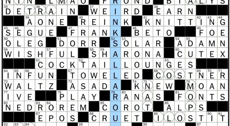 Rex Parker Does The NYT Crossword Puzzle Five Norwegian Kings SUN 7 16 17 Nighty night Wear Bird Bills Actress Kazan Word Before Cong Or Minh Resident Of Tatooine