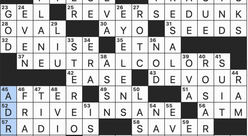 Rex Parker Does The NYT Crossword Puzzle Iconic Basketball Move Of Kobe Bryant MON 3 3 25 1980 Disaster Comedy Film With An Exclamation Point In Its Title Thought Of And