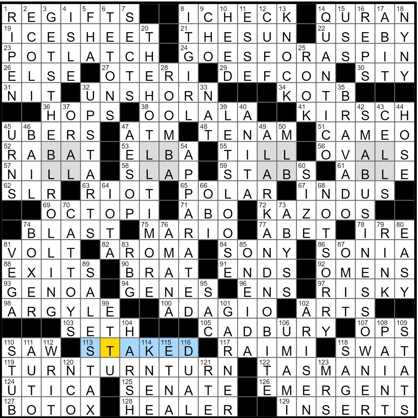 Rex Parker Does The NYT Crossword Puzzle Leave Off As The Last Word Of A Sea Creatures That May Employ Camouflage When Hunting Beginning Of The Joint Army Navy Phonetic Alphabet Rex Parker Does The NYT Crossword Puzzle Leave Off As The Last Word Of A Sea Creatures That May Employ Camouflage When Hunting Beginning Of The Joint Army Navy Phonetic Alphabet