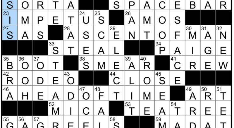 Rex Parker Does The NYT Crossword Puzzle Longest Key On A Keyboard TUES 8 5 25 First Modular Space Station Singer India Messy Class For Kindergartners