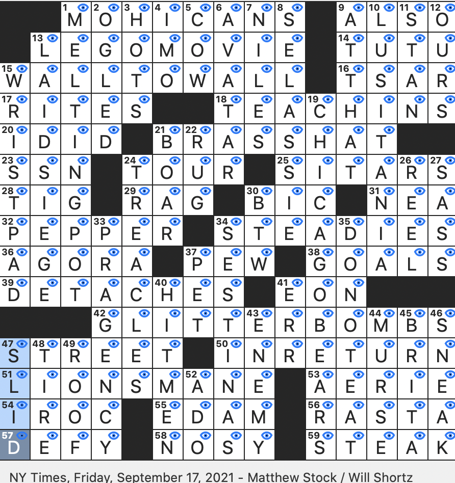 Rex Parker Does The NYT Crossword Puzzle Monkey Head Mushroom By Another Name FRI 9 17 21 Group Whose Name Means The People Of The Waters That Are Never Still Brand Rex Parker Does The NYT Crossword Puzzle Monkey Head Mushroom By Another Name FRI 9 17 21 Group Whose Name Means The People Of The Waters That Are Never Still Brand