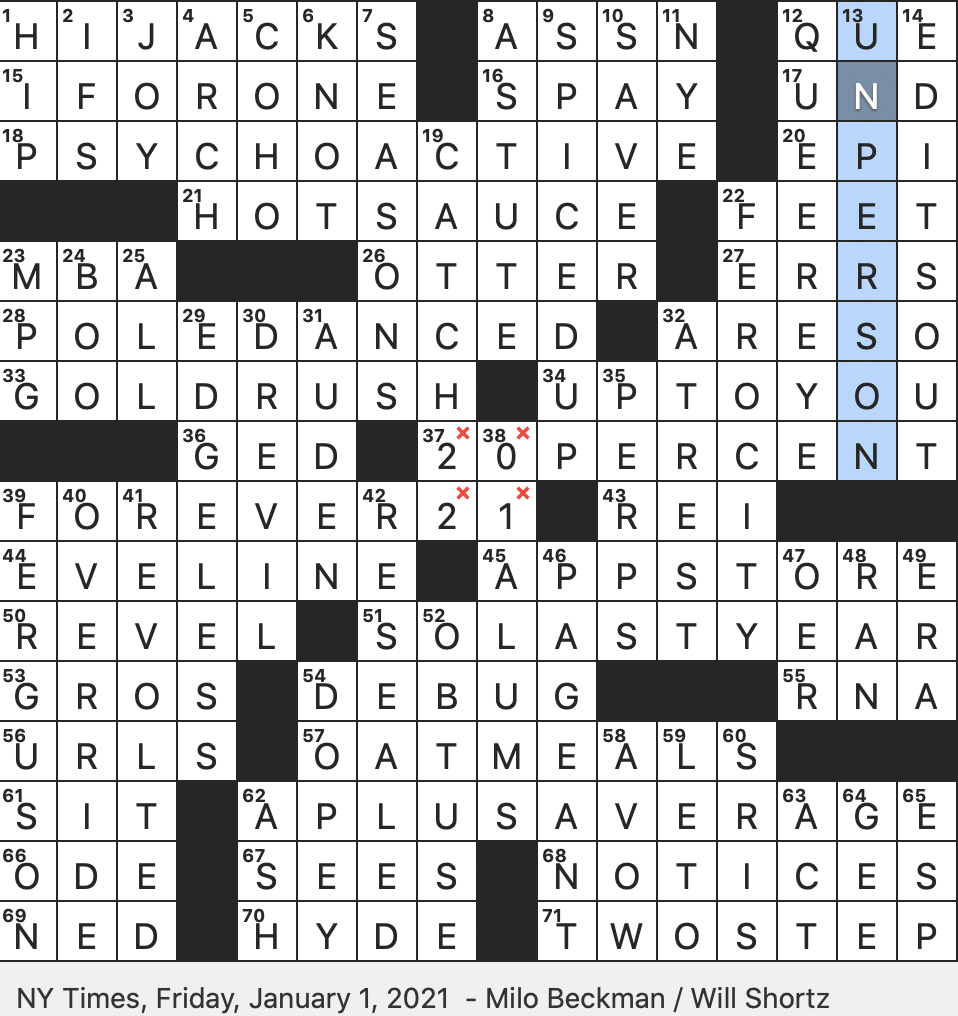 monk's title crossword clue