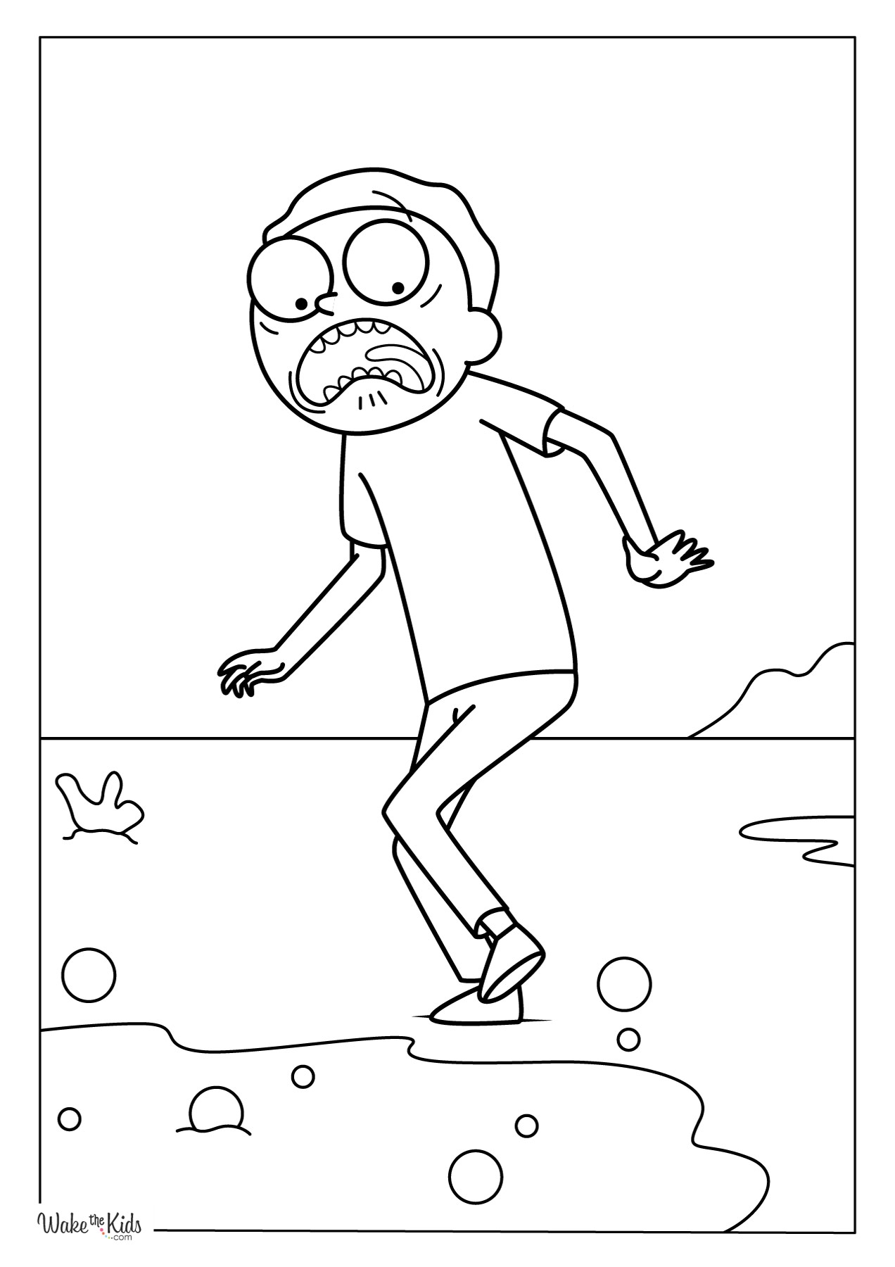 rick and morty coloring pages