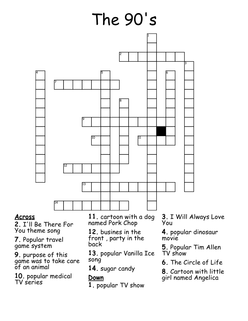 phil or lil of rugrats crossword