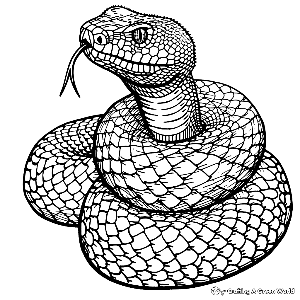 Scary Snake Coloring Pages Free Printable Scary Snake Coloring Pages Free Printable