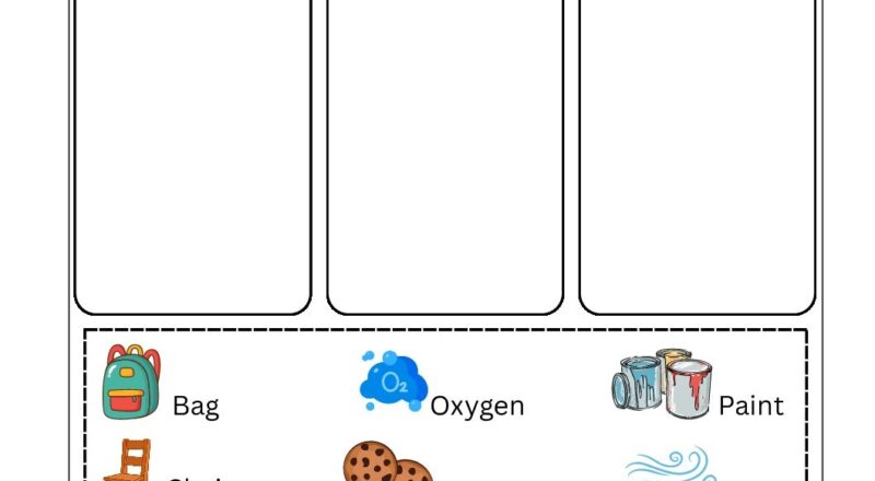 Science Grade 3 Worksheets Identify State Of Matter Try Worksheets