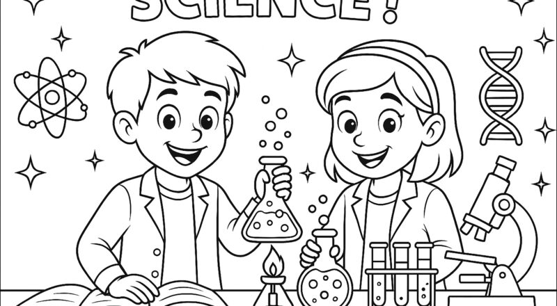 Science Is Fun Science Coloring Pages