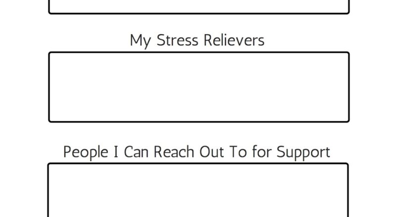 Self Care Action Plan Danny s Place