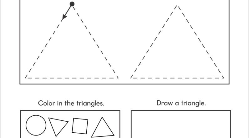 Shapes Worksheet Preschool Free Printables Your Therapy Source