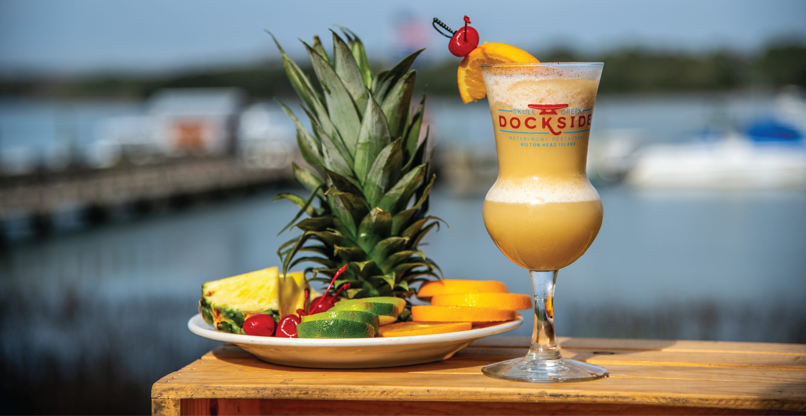 Signature Cocktail Boat Scrubber Slush LOCAL Life SC Hilton Head Island Bluffton