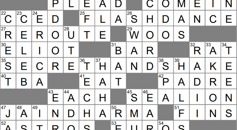 Skillful Crossword Clue Archives LAXCrossword