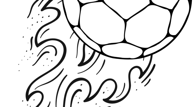 Soccer Ball Coloring Page