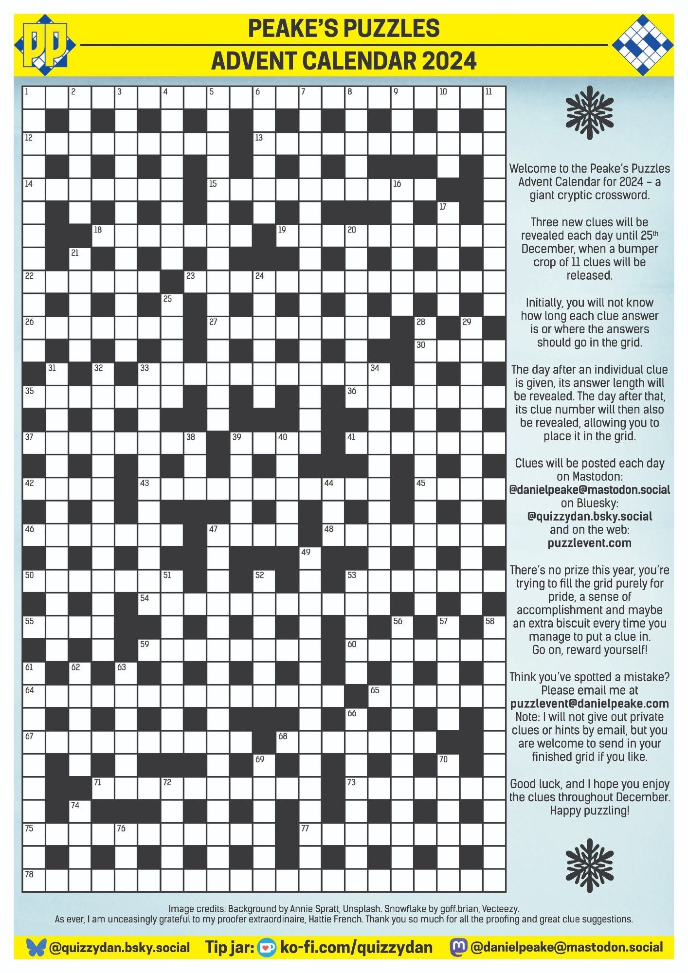 Solve A Month long Cryptic Crossword With New Clues Revealed Every Day Thinky Games