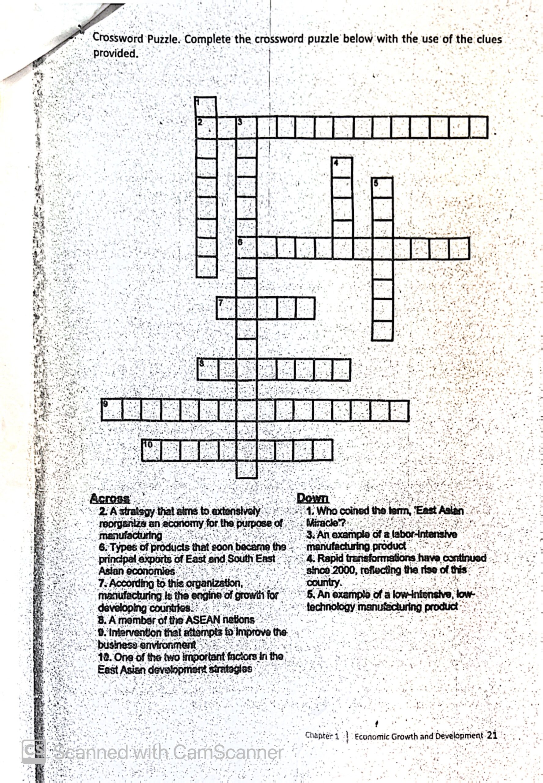Solved Crossword Puzzle Complete The Crossword Puzzle Below Chegg Solved Crossword Puzzle Complete The Crossword Puzzle Below Chegg
