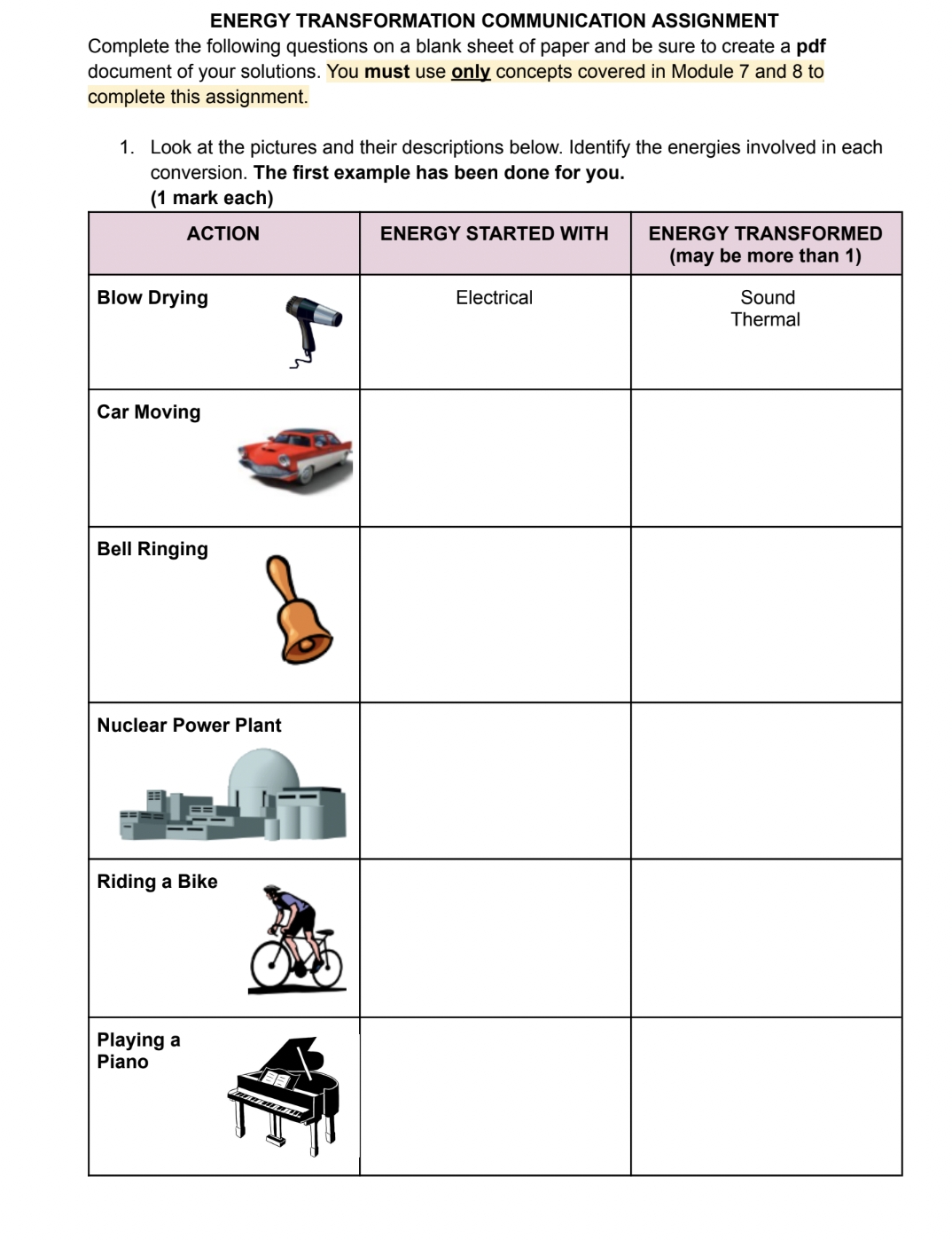 Solved ENERGY TRANSFORMATION COMMUNICATION ASSIGNMENT Chegg Worksheets Library Solved ENERGY TRANSFORMATION COMMUNICATION ASSIGNMENT Chegg Worksheets Library