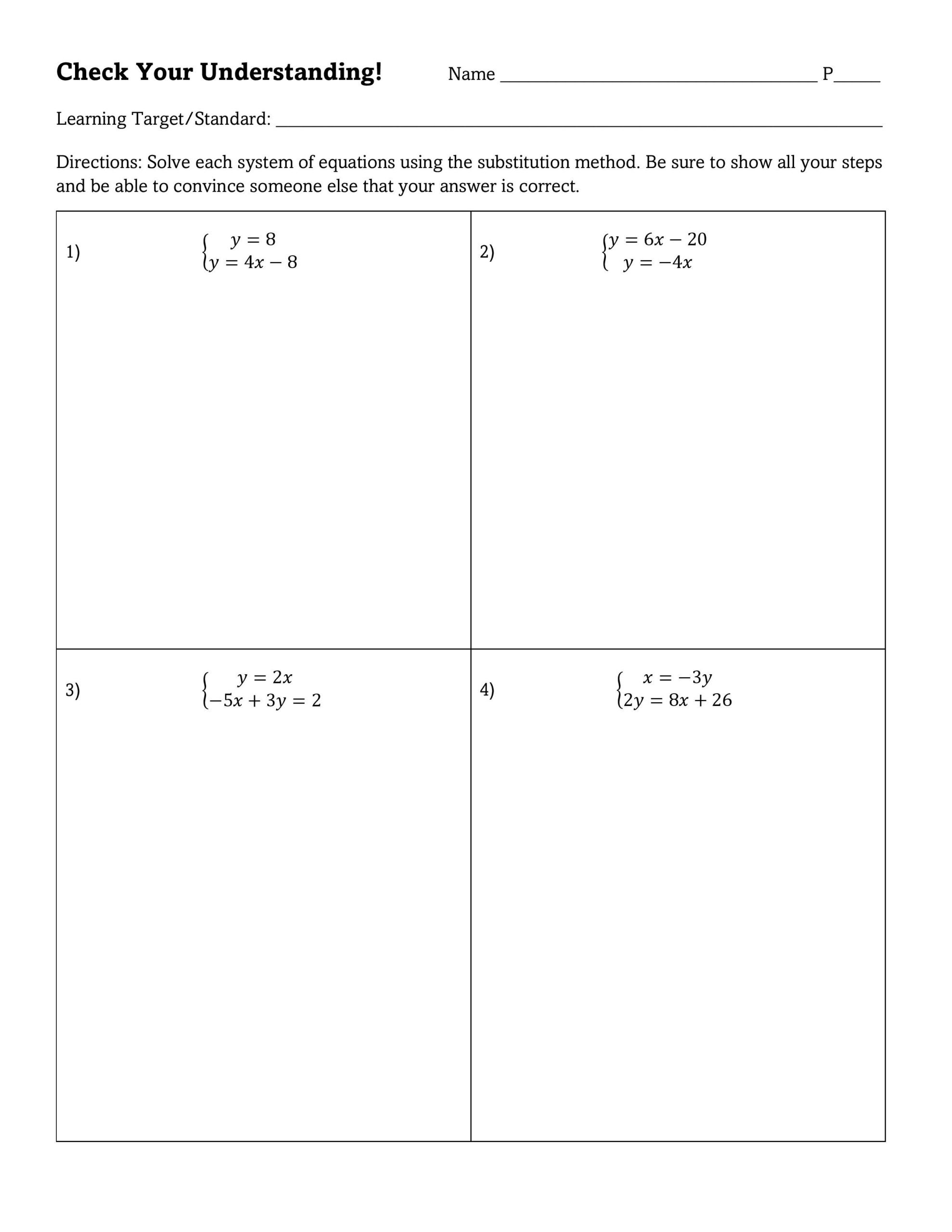 Solving Systems By Substitution Thin Slicing Lesson 8th Grade Math Made By Teachers Solving Systems By Substitution Thin Slicing Lesson 8th Grade Math Made By Teachers