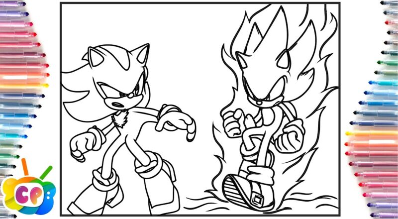 Sonic Vs Shadow Coloring Pages Sonic 3 Predictions Cartoon On On feat Daniel Levi NCS Release YouTube