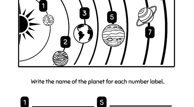 Space Science Worksheets For Kids 3rd 4th Grade With Answer Key Made By Teachers