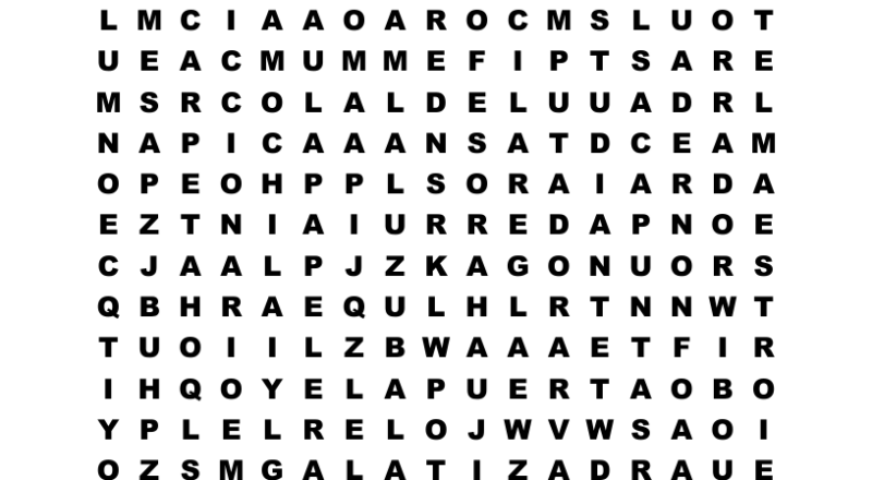 Spanish Crossword Puzzle Word Search WordMint