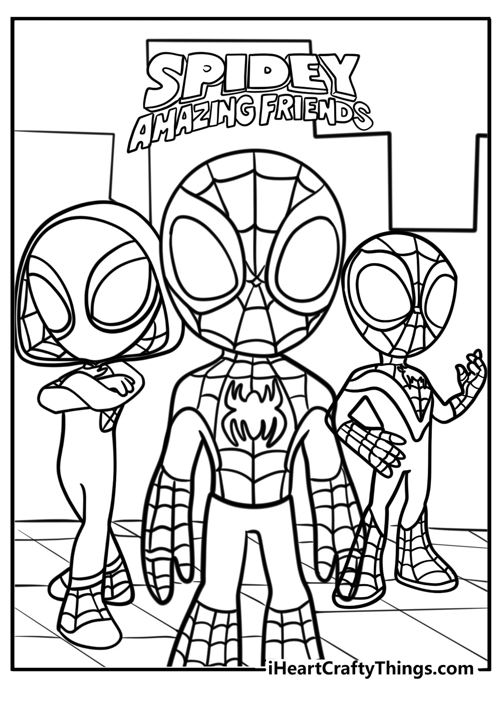 free printable spiderman coloring pages