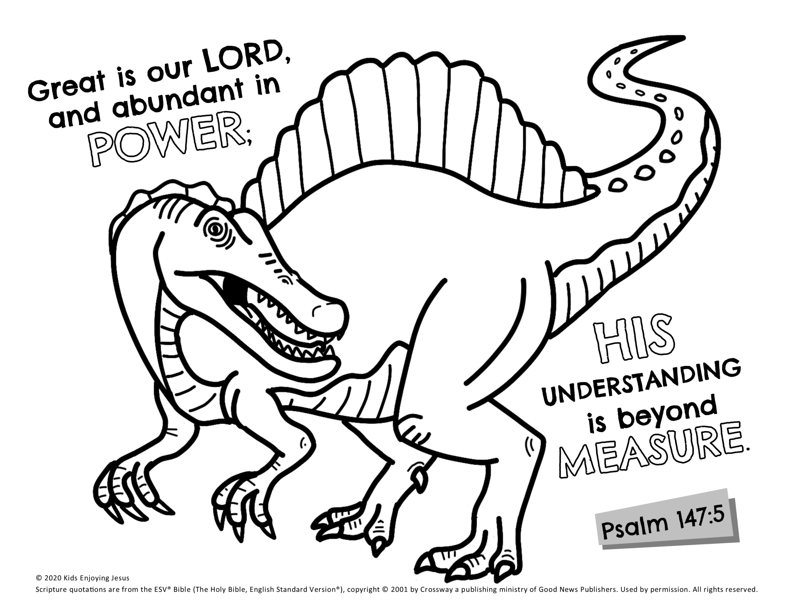Spinosaurus Coloring Page Kids Enjoying Jesus Spinosaurus Coloring Page Kids Enjoying Jesus