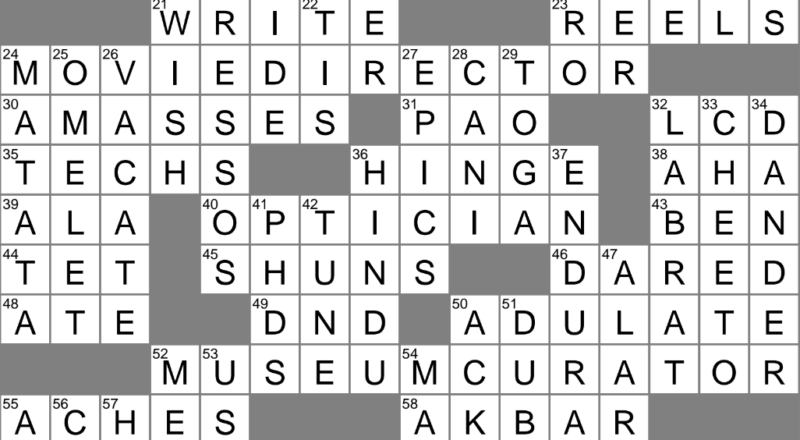 Split Apart Crossword Clue Archives LAXCrossword