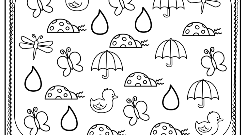 Spring Kindergarten Worksheets May Made By Teachers