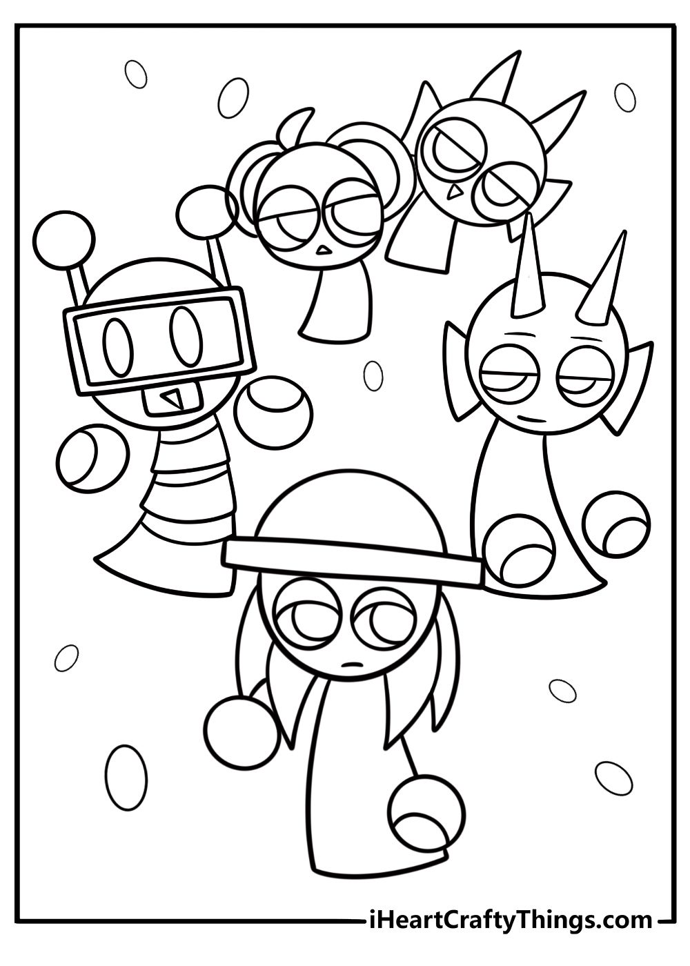 Sprunki Coloring Pages 30 Free Printables For Kids 