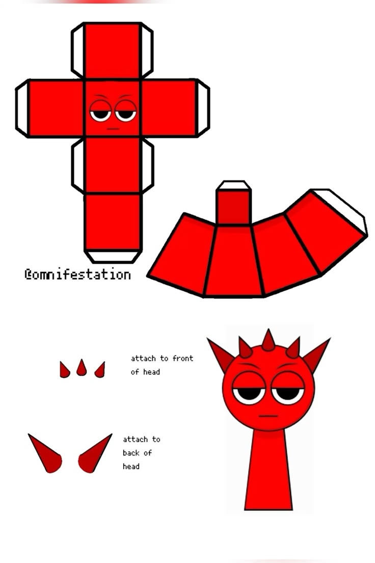 Sprunki Papercraft Sprunki Papercraft