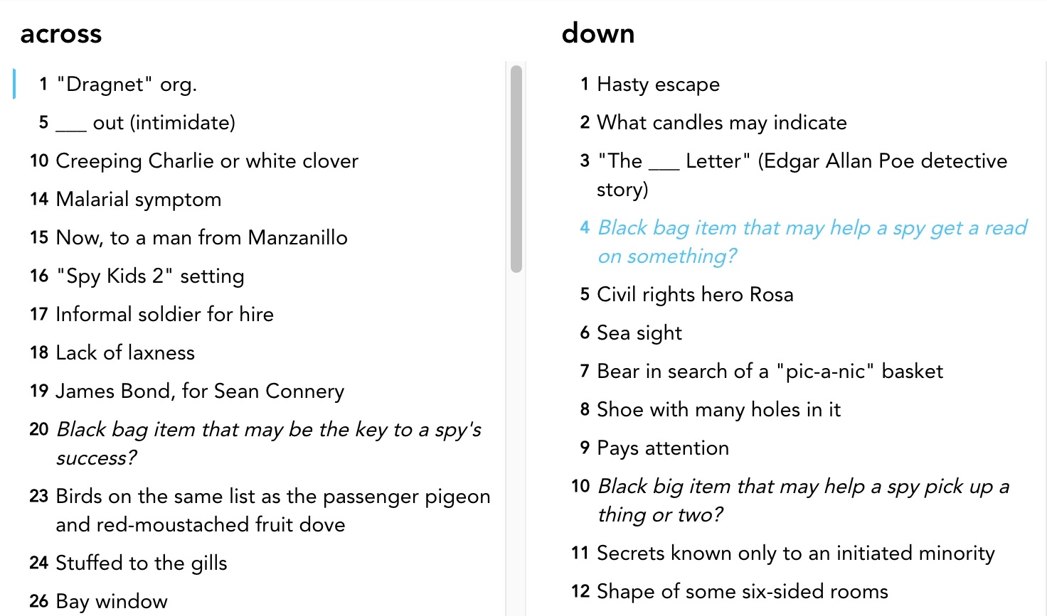 SPYSCAPE Word Games Your Ultimate Crossword Tip Sheet