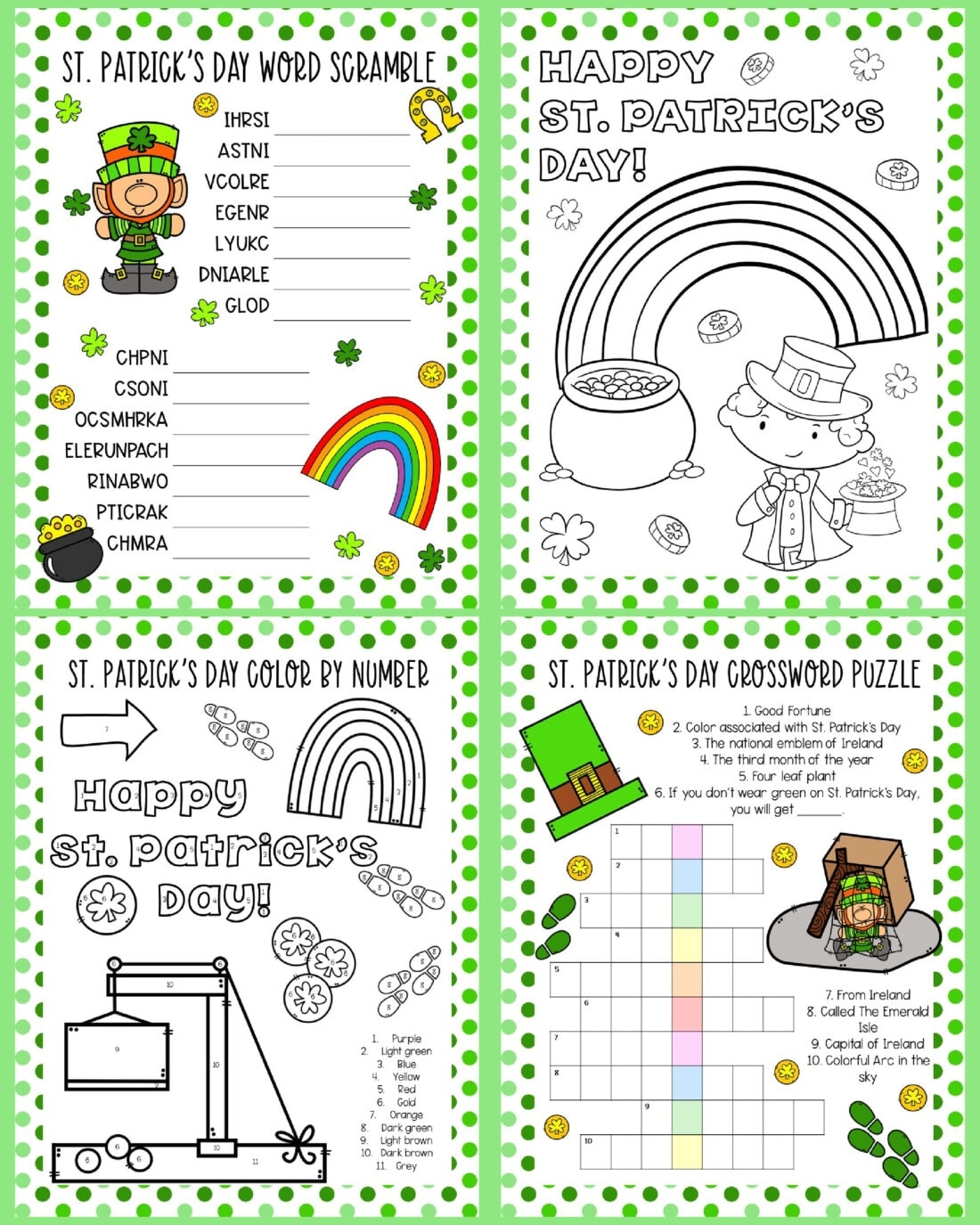 st patricks day worksheets st patricks day worksheets